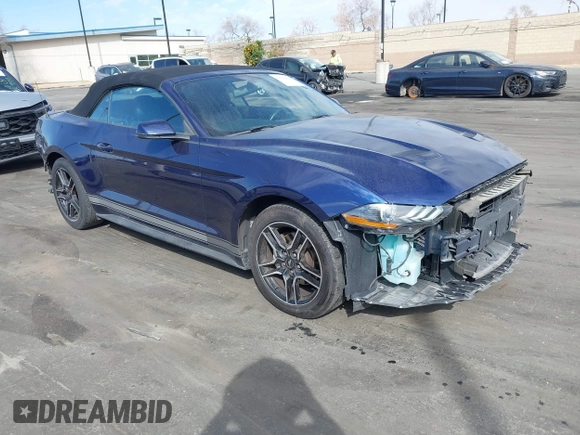 2018 Ford Mustang EcoBoost Premium with VIN 1FATP8UH6J5145514, listed as a IAAI auction lot 41668455 with 79,617 mi miles and . Bid and sale history available at carsss.com. Image 1.