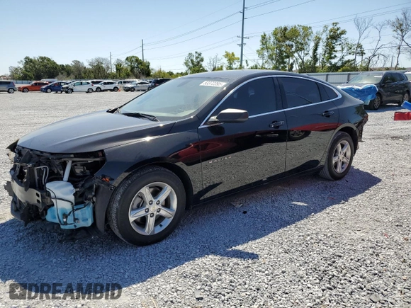 2022 Chevrolet Malibu LS with VIN 1G1ZB5ST2NF197577, listed as a Copart auction lot 53372395 with 52,842 mi miles and Salvage Title. Bid and sale history available at DreamBid. Image 1.