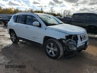 2016 Jeep Compass High Altitude with VIN 1C4NJDEB3GD797691, listed as a Copart auction lot 80340604 with 95,404 mi miles and Salvage title. Bid and sale history available at DreamBid. Image 4.