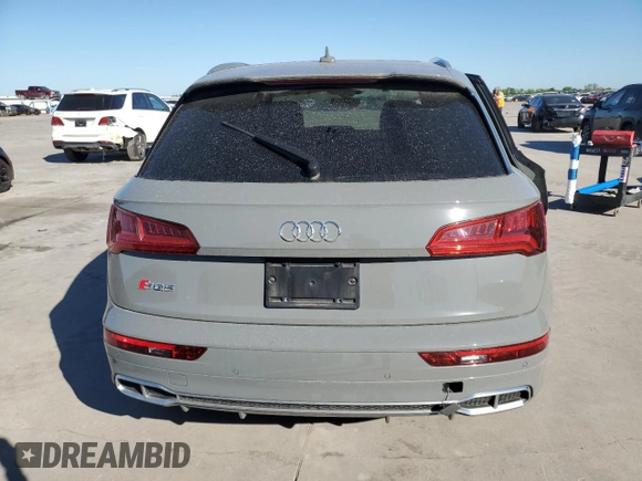 2020 Audi SQ5 Premium Plus with VIN WA1B4AFY1L2030062, listed as a Copart auction lot 49366574 with 48,223 mi miles and . Bid and sale history available at DreamBid. Image 6.