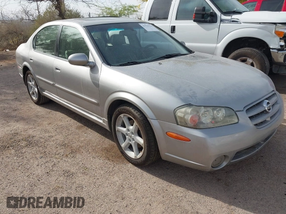 2002 Nissan Maxima GLE z VIN JN1DA31A22T302286, wystawiony jako IAAI lot #41929154 z przebiegiem 249 531 mil mil oraz . Historia ofert i sprzedaży dostępna na DreamBid. Obrazek 1.