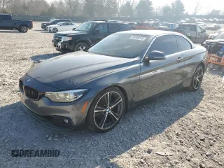 2018 BMW 4 Series 430i with VIN WBA4Z1C59JEC72409, listed as a Copart auction lot 48168215 with 80,528 mi miles and Salvage Title. Bid and sale history available at carsss.com. Image 1.