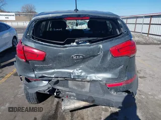 2014 Kia Sportage LX with VIN KNDPB3ACXE7549108, listed as a IAAI auction lot 41691441 with 145,315 mi miles and . Bid and sale history available at carsss.com. Image 6.
