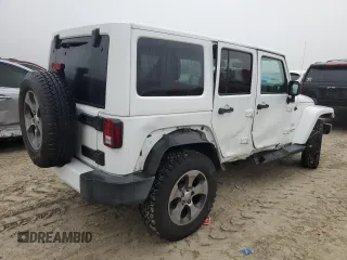 2016 Jeep Wrangler Unlimited 75th Anniversary with VIN 1C4BJWEG8GL143348, listed as a Copart auction lot 44254585 with 111,616 mi miles and Salvage Title. Bid and sale history available at carsss.com. Image 3.