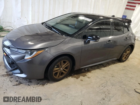 2022 Toyota Corolla Hatchback SE with VIN JTND4MBEXN3153783, listed as a Copart auction lot 73312724 with 48,570 mi miles and Salvage Title. Bid and sale history available at carsss.com. Image 1.