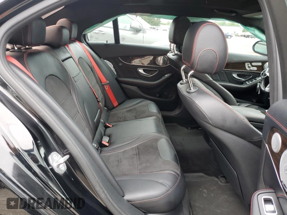 2017 Mercedes-Benz C 43 AMG with VIN 55SWF6EB3HU195318, listed as a Copart auction lot 57625645 with 67,974 mi miles and Salvage title. Bid and sale history available at DreamBid. Image 10.