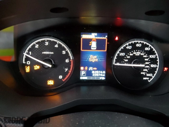 2023 Subaru Forester with VIN JF2SKACC0PH545143, listed as a Copart auction lot 85953864 with 22,874 mi miles and Salvage title. Bid and sale history available at DreamBid. Image 9.