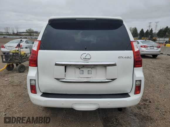 2011 Lexus GX 460 z VIN JTJBM7FX2B5019663, wystawiony jako Copart lot #53881575 z przebiegiem 164 398 mil mil oraz Szkody całkowita. Historia ofert i sprzedaży dostępna na DreamBid. Obrazek 6.
