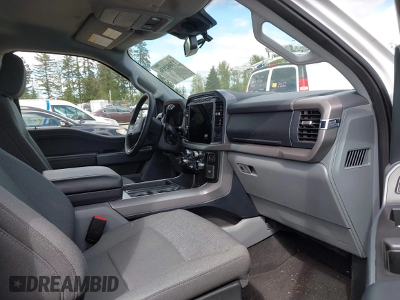 2024 Ford F-150 XLT with VIN 1FTFW3LD4RFA19847, listed as a IAAI auction lot 42082936 with 26,857 mi miles. Bid and sale history available at carsss.com. Image 5.