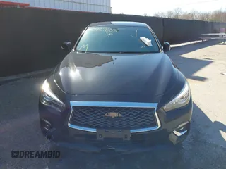 2020 Infiniti Q50 Luxe with VIN JN1EV7AR5LM250864, listed as a IAAI auction lot 40927003 with 57,534 mi miles and . Bid and sale history available at carsss.com. Image 12.