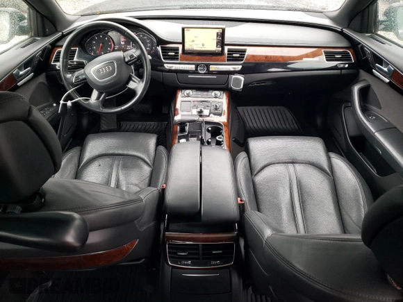 2013 Audi A8 L 3.0L with VIN WAURGAFD5DN017479, listed as a Copart auction lot 52292865 with 225,180 mi miles and Non Repairable. Bid and sale history available at carsss.com. Image 8.