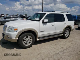 2006 Ford Explorer Eddie Bauer z VIN 1FMEU74E56UB32659, wystawiony jako Copart lot #62863175 z przebiegiem 206 887 mil mil oraz Czysty tytuł • Clean title. Historia ofert i sprzedaży dostępna na DreamBid. Obrazek 1.