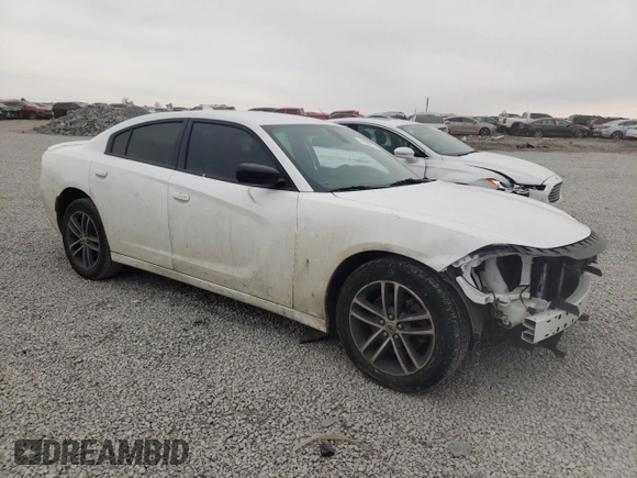 2019 Dodge Charger SXT with VIN 2C3CDXJG3KH758049, listed as a Copart auction lot 47238915 with 97,995 mi miles and Salvage Title. Bid and sale history available at DreamBid. Image 4.