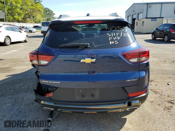 2022 Chevrolet TrailBlazer ACTIV with VIN KL79MVSL0NB105257, listed as a Copart auction lot 47719864 with 26,031 mi miles and . Bid and sale history available at DreamBid. Image 6.