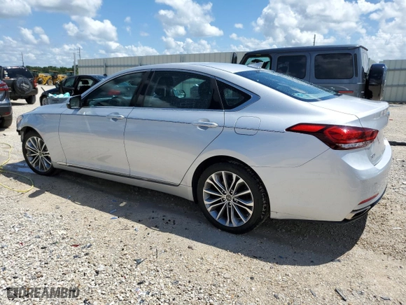 2017 Genesis G80 3.8L with VIN KMHGN4JE9HU177552, listed as a Copart auction lot 68233884 with 72,861 mi miles and Salvage Title. Bid and sale history available at carsss.com. Image 2.