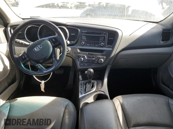 2013 Kia Optima EX z VIN 5XXGN4A70DG213912, wystawiony jako Copart lot #46849165 z przebiegiem Nie podano mil oraz Szkoda całkowita • Salvage title. Historia ofert i sprzedaży dostępna na DreamBid. Obrazek 8.