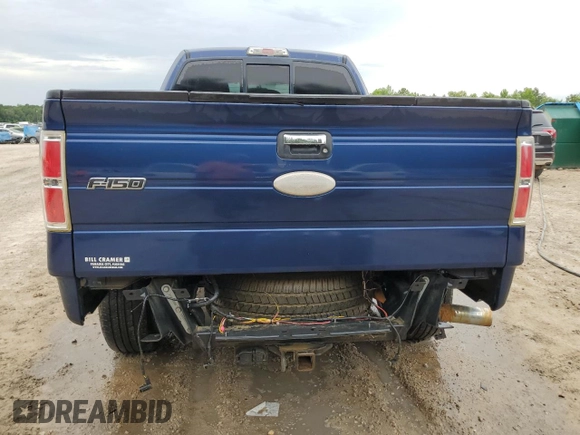2011 Ford F-150 XL with VIN 1FTFX1ET2BFD22573, listed as a Copart auction lot 60614845 with 91,754 mi miles and Salvage title. Bid and sale history available at DreamBid. Image 6.
