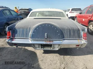 1971 Lincoln Continental with VIN 1Y89A822627, listed as a Copart auction lot 75398604 with 71,553 mi miles and Salvage Title. Bid and sale history available at DreamBid. Image 6.
