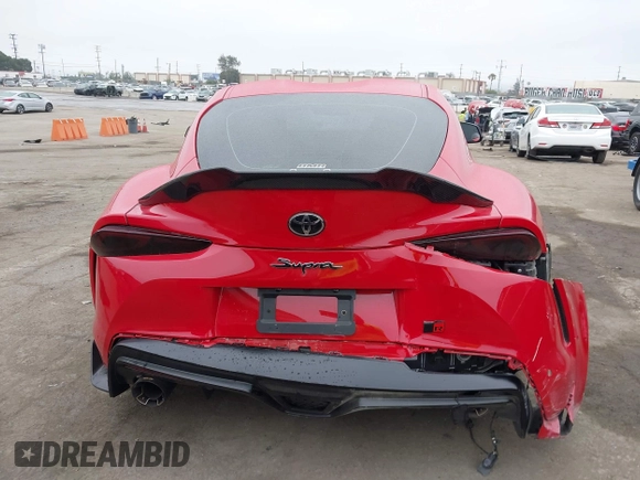 2023 Toyota Supra 3.0 with VIN WZ1DB0G04PW058168, listed as a IAAI auction lot 42383816 with 22,135 mi miles and . Bid and sale history available at DreamBid. Image 16.