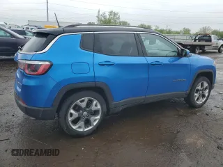 2019 Jeep Compass Limited z VIN 3C4NJDCB7KT647945, wystawiony jako Copart lot #56949725 z przebiegiem 41 892 mil mil oraz Czysty tytuł • Clean title. Historia ofert i sprzedaży dostępna na DreamBid. Obrazek 3.
