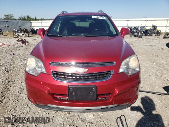 2014 Chevrolet Captiva Sport LT with VIN 3GNAL3EK2ES541243, listed as a Copart auction lot 74417674 with 142,501 mi miles and Salvage Title. Bid and sale history available at DreamBid. Image 5.