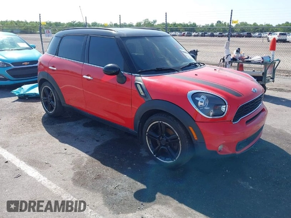 2012 MINI Countryman S z VIN WMWZC3C55CWM27826, wystawiony jako IAAI lot #42065318 z przebiegiem 120 852 mil mil oraz . Historia ofert i sprzedaży dostępna na DreamBid. Obrazek 1.