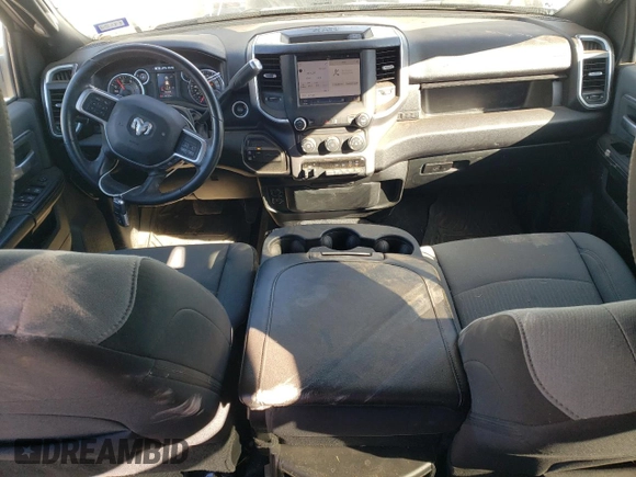 2022 Ram 2500 Big Horn with VIN 3C6UR5DLXNG322180, listed as a Copart auction lot 89375355 with 24,129 mi miles and Salvage Title. Bid and sale history available at carsss.com. Image 8.