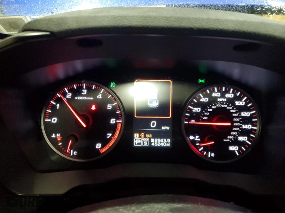 2022 Subaru WRX GT with VIN JF1VBAU68N8024310, listed as a Copart auction lot 52192135 with 45,240 mi miles and Salvage title. Bid and sale history available at DreamBid. Image 9.