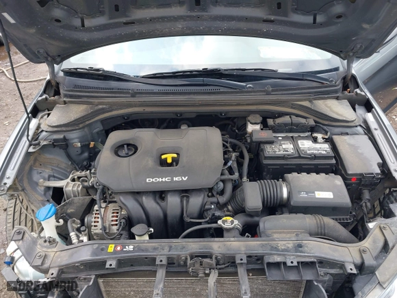 2018 Hyundai Elantra SE with VIN KMHD74LF3JU659748, listed as a IAAI auction lot 41971050 with 124,851 mi miles. Bid and sale history available at carsss.com. Image 10.