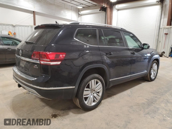 2019 Volkswagen Atlas SEL with VIN 1V2MR2CA1KC624123, listed as a Copart auction lot 50326895 with 89,234 mi miles and Salvage title. Bid and sale history available at DreamBid. Image 3.