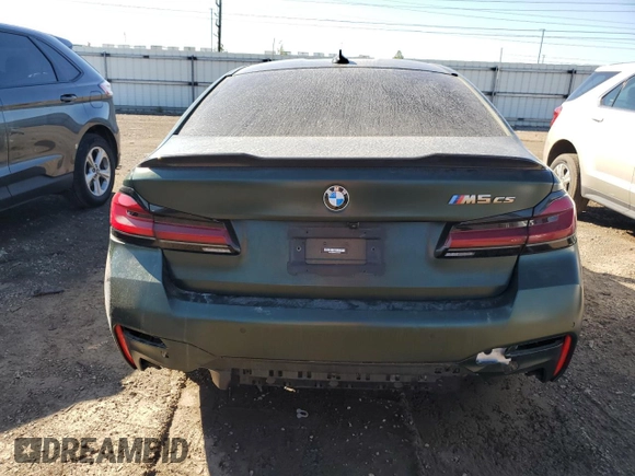 2022 BMW 5 Series with VIN WBS73CH01NCJ52802, listed as a Copart auction lot 73005874 with Not provided miles and Salvage title. Bid and sale history available at DreamBid. Image 6.