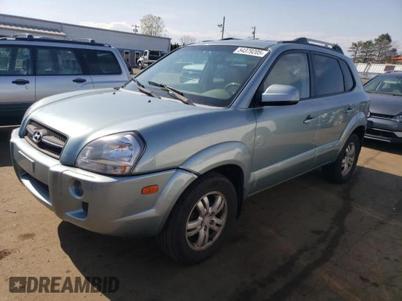 2006 Hyundai Tucson GLS with VIN KM8JN72D96U270906, listed as a Copart auction lot 54379205 with 235,973 mi miles and Salvage Title. Bid and sale history available at carsss.com. Image 1.