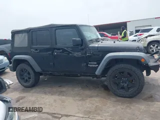 2014 Jeep Wrangler Unlimited Sport with VIN 1C4BJWDG0EL290441, listed as a IAAI auction lot 42204434 with 138,367 mi miles and . Bid and sale history available at DreamBid. Image 13.