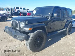 2018 Jeep Wrangler Unlimited Sahara z VIN 1C4HJXEG9JW216717, wystawiony jako IAAI lot #40908017 z przebiegiem 87 954 mil mil oraz . Historia ofert i sprzedaży dostępna na DreamBid. Obrazek 21.