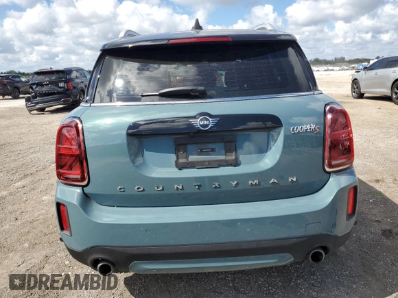 2024 MINI Countryman Cooper S with VIN WMZ53BR05R3S17034, listed as a Copart auction lot 44859915 with 20,298 mi miles and Salvage Title. Bid and sale history available at carsss.com. Image 6.