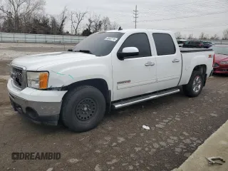 2011 GMC Sierra 1500 SLE z VIN 3GTP2VE32BG381700, wystawiony jako Copart lot #45002774 z przebiegiem 227 168 mil mil oraz Szkoda całkowita • Salvage title. Historia ofert i sprzedaży dostępna na DreamBid. Obrazek 1.