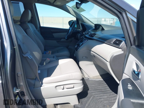2014 Honda Odyssey EX-L with VIN 5FNRL5H67EB096027, listed as a IAAI auction lot 41950398 with 147,158 mi miles and . Bid and sale history available at DreamBid. Image 5.