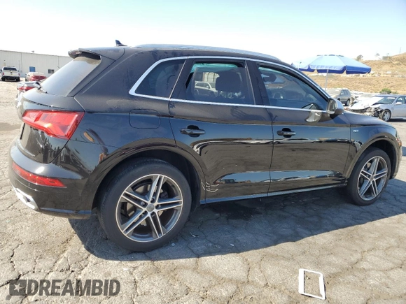 2018 Audi SQ5 Premium Plus with VIN WA1A4AFY6J2211473, listed as a Copart auction lot 60743074 with Not Provided miles and Salvage Title. Bid and sale history available at DreamBid. Image 3.