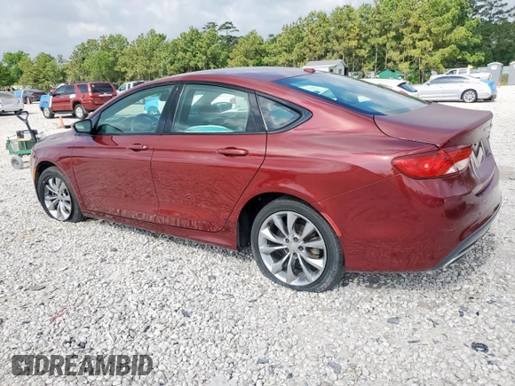 2015 Chrysler 200 S z VIN 1C3CCCBB7FN590895, wystawiony jako Copart lot #58063265 z przebiegiem 115 611 mil mil oraz Szkoda całkowita • Salvage title. Historia ofert i sprzedaży dostępna na DreamBid. Obrazek 2.