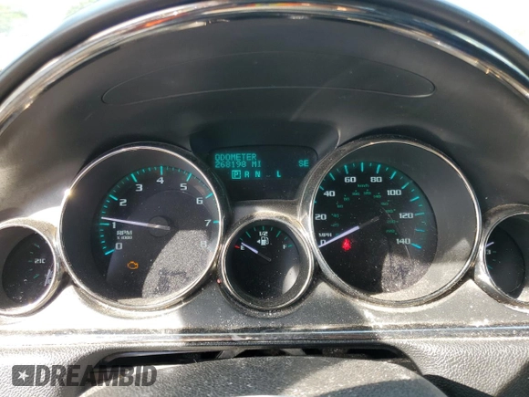 2014 Buick Enclave Leather with VIN 5GAKRBKDXEJ287537, listed as a Copart auction lot 50231495 with 268,198 mi miles and Salvage Title. Bid and sale history available at DreamBid. Image 9.