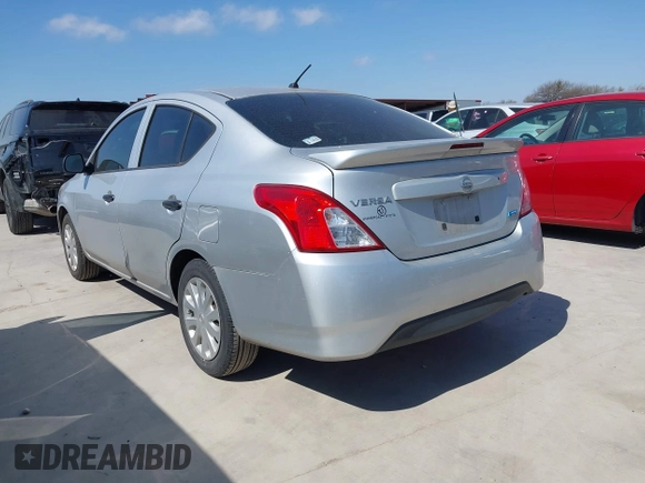 2015 Nissan Versa S Plus with VIN 3N1CN7AP3FL827203, listed as a IAAI auction lot 41758256 with 99,349 mi miles. Bid and sale history available at carsss.com. Image 3.