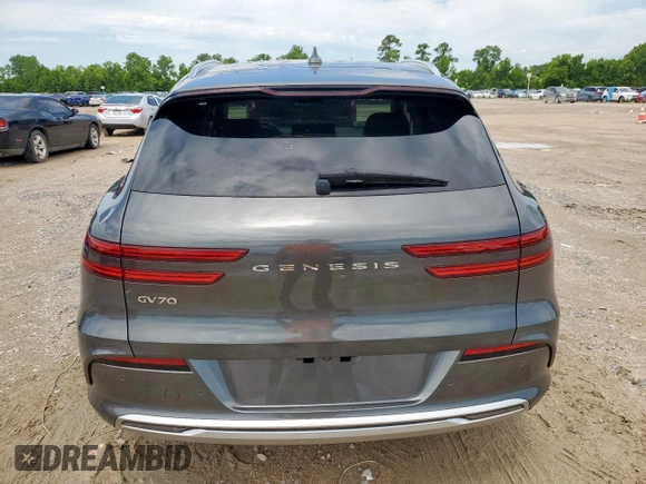 2023 Genesis GV70 Advanced z VIN 5NMMCET11PH001159, wystawiony jako Copart lot #58249315 z przebiegiem 761 mil mil oraz Szkoda całkowita • Salvage title. Historia ofert i sprzedaży dostępna na DreamBid. Obrazek 6.