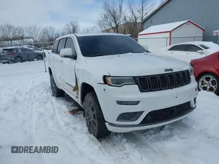 2020 Jeep Grand Cherokee Overland with VIN 1C4RJFCG6LC439142, listed as a IAAI auction lot 41640385 with 74,300 mi miles. Bid and sale history available at carsss.com. Image 1.