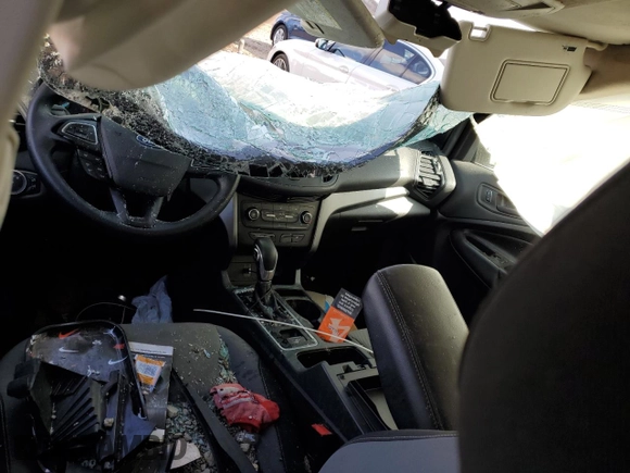 2017 Ford Escape S с VIN 1FMCU0F79HUB86529, выставлен на аукционе Copart как лот 52155845 с пробегом Не указан миль и Списание • Salvage title. История ставок и продаж доступна на DreamBid. Изображение 8.