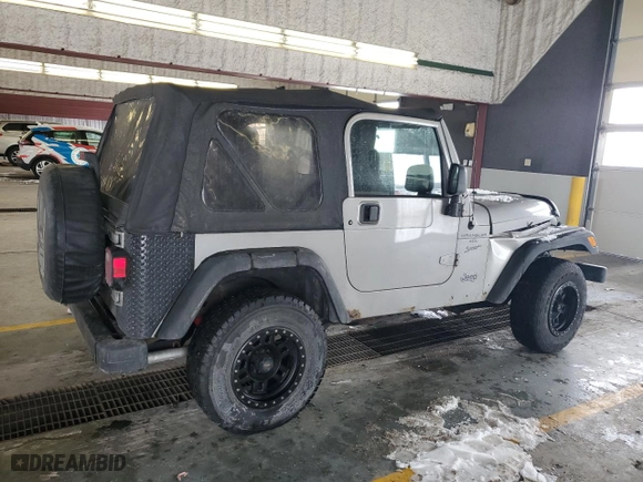 2000 Jeep Wrangler Sport with VIN 1J4FA49S3YP774436, listed as a Copart auction lot 89048935 with 192,358 mi miles and Clean Title. Bid and sale history available at carsss.com. Image 3.