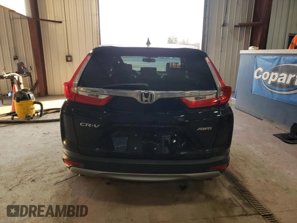2017 Honda CR-V EX-L with VIN 2HKRW2H82HH608385, listed as a Copart auction lot 47791305 with 83,417 mi miles and Salvage Title. Bid and sale history available at DreamBid. Image 6.