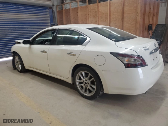 2012 Nissan Maxima 3.5 S with VIN 1N4AA5AP9CC828535, listed as a Copart auction lot 45582825 with 0 mi miles and Salvage Title. Bid and sale history available at carsss.com. Image 2.