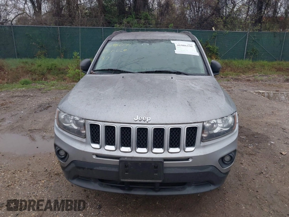 2017 Jeep Compass Sport with VIN 1C4NJCBA4HD123718, listed as a IAAI auction lot 41986191 with 140,109 mi miles and . Bid and sale history available at DreamBid. Image 12.