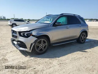 2022 Mercedes-Benz GLE 350 z VIN 4JGFB4JB3NA617269, wystawiony jako Copart lot #55724175 z przebiegiem 50 050 mil mil oraz Szkoda całkowita • Salvage title. Historia ofert i sprzedaży dostępna na DreamBid. Obrazek 1.