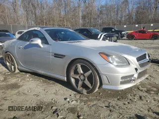 2015 Mercedes-Benz SLK-Class SLK 250 with VIN WDDPK4HA2FF103249, listed as a Copart auction lot 85405234 with Not Provided miles and Salvage Title. Bid and sale history available at carsss.com. Image 4.